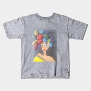 COLORFUL GIRL Kids T-Shirt